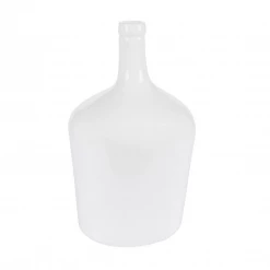 ETU HOME New Home Decor White Demi Vase