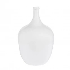 ETU HOME New Home Decor White Demi Vase