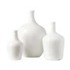 ETU HOME New Home Decor White Demi Vase