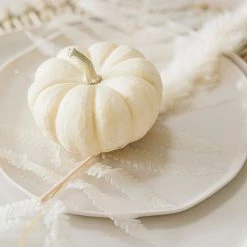 CREATIVE CO OP White Fern Leaves