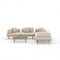 Fourhands Yves Outdoor 5-Pc Sectional New Outdoor