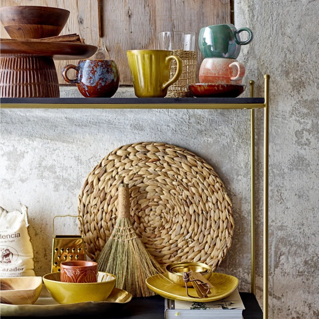 Bloomingville Hand-Carved Mango Wood Cake Stand
