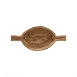 Bloomingville Decorative Paulownia Wood Tray With Handles Best Of Home Decor