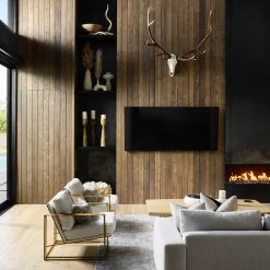 INTERLUDE HOME Goat Skin Bolster Pillow