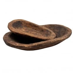 Golden Oldies Found Vintage Oval Wooden Tray In Stock