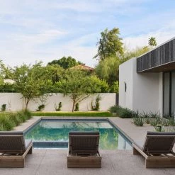 Fourhands Leroy Outdoor Chaise - Washed Brown New Outdoor