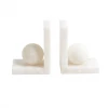 Global Views Alabaster Ball Bookends New Home Decor