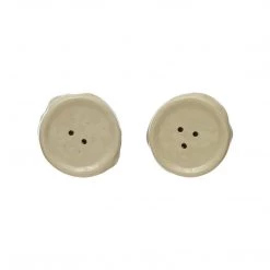 Bloomingville Sculpted Stoneware Salt And Pepper Shakers