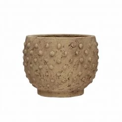 Creative Co Op In Stock Sandstone Hobnail Planter