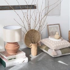 Bloomingville Best Of Home Decor Round Two-Tone Stoneware Tray