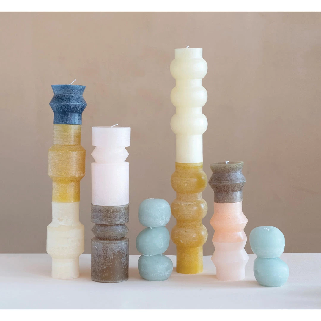 Creative Co Op Unscented Stone Shaped Votive Candles In Box