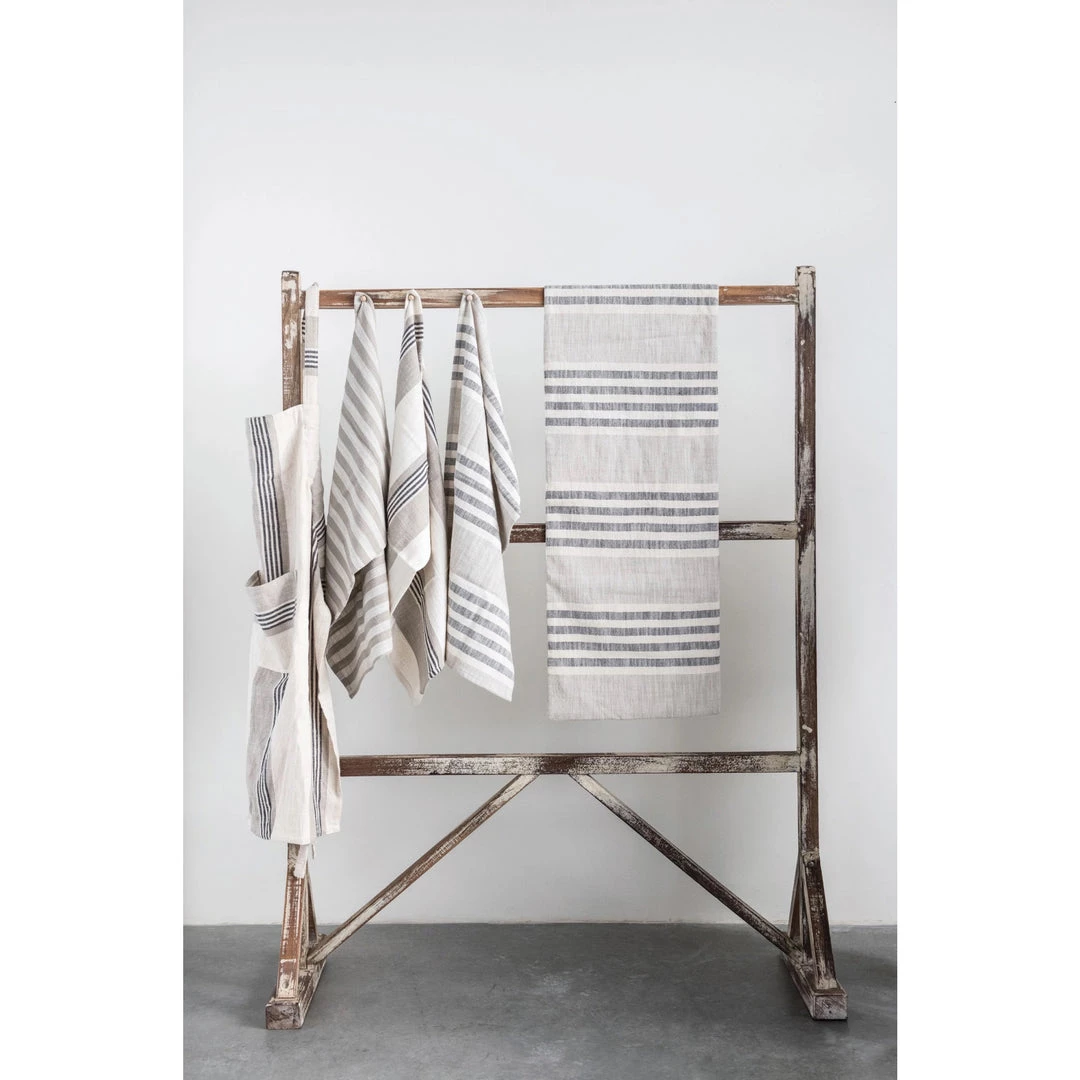 Creative Co Op In Stock Woven Cotton Striped Tea Towels
